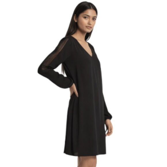 Old Navy Dresses & Skirts - Old Navy Small Long Lace Crochet Sleeve Crewneck Shift Dress NEW WITH TA…